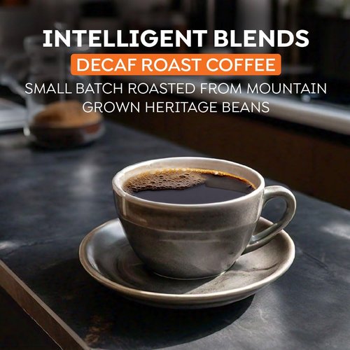 Intelligent Blends Decaf Dark Roast Coffee Pods - 100% Arabica | 100 Count Single Serve for Keurig