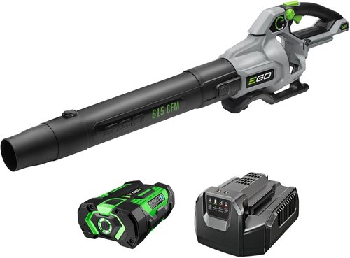 EGO POWER+ Cordless Electric Leaf Blower - 615 CFM with 56V 2.5Ah Battery & Charger
