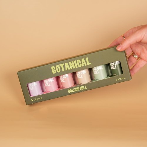Colour Mill Oil-Based Food Coloring - Botanical 6 Pack | 20 Milliliters for Vibrant Baking