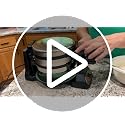 Silver Double Belgian Waffle Maker 1400W Flip Rotating Nonstick Plates