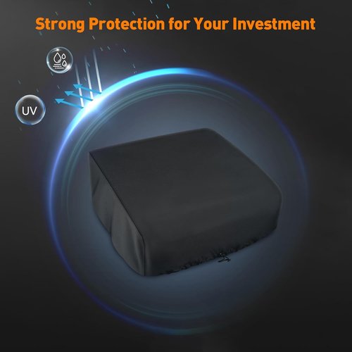 Blackstone Heavy Duty Grill Cover - Compatible with 1814 17-Inch Griddle with Hood, 600D Material