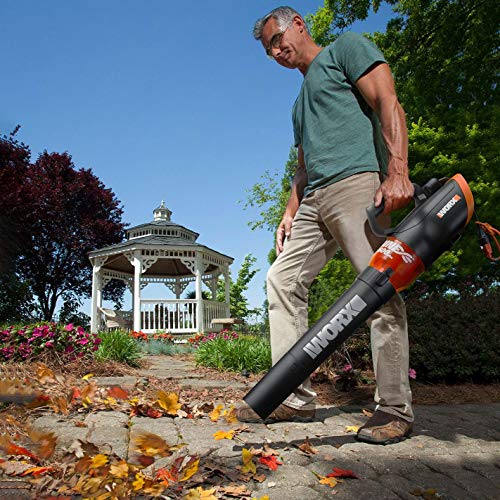 Electric Leaf Blower 12 Amp, 600 CFM & 110 MPH, Lightweight Yard Cleanup Tool