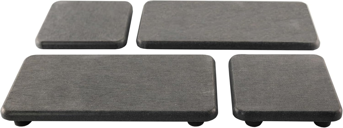NiuYichee Diatomaceous Earth Coasters - Set of 4 Water Absorbent Kitchen & Bathroom Trays