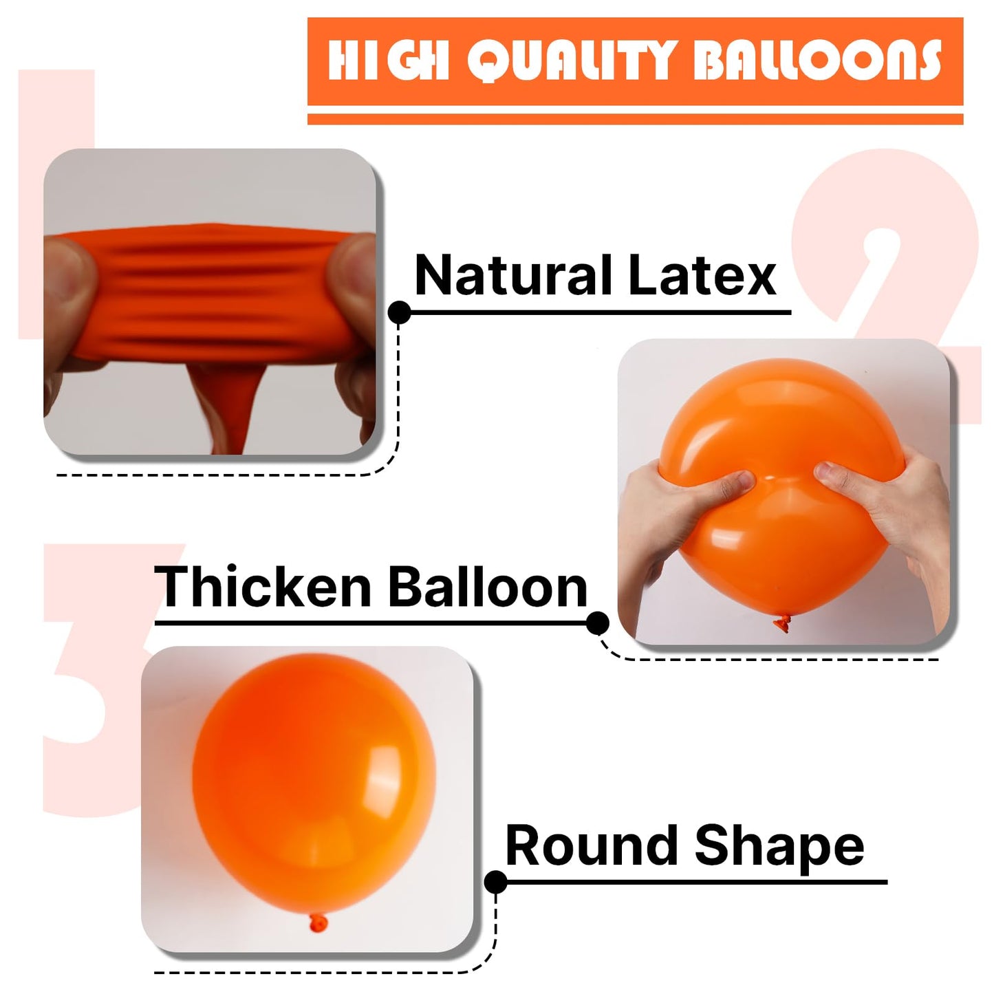 PartyWoo Orange Balloons 101pcs 12 Inch Fall Latex Helium Balloons for Birthday Baby Shower Graduation Tangerine Little Cutie Pumpkin Tropical Sunshine Boho Theme Party Decorations Orange-Y9