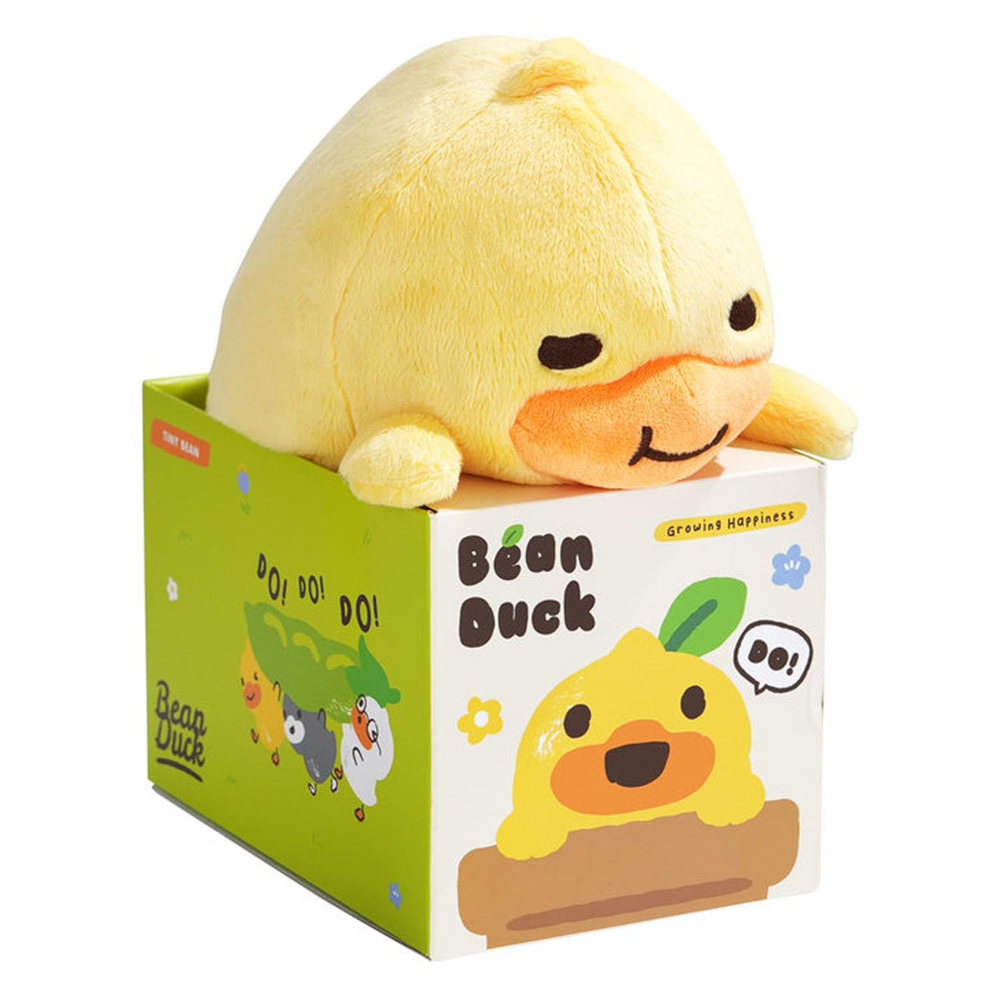 B.Duck Bean Duck: Improvement Desk Buddy Cute Plush Stuffed Animal for Office, School, Travel, Gift