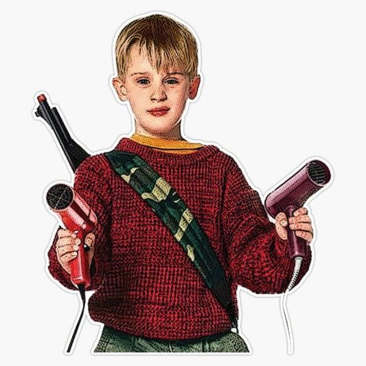 Kevin McCallister Home Alone Sticker - Vinyl Bumper Decal | 5-Inch Christmas Movie Design