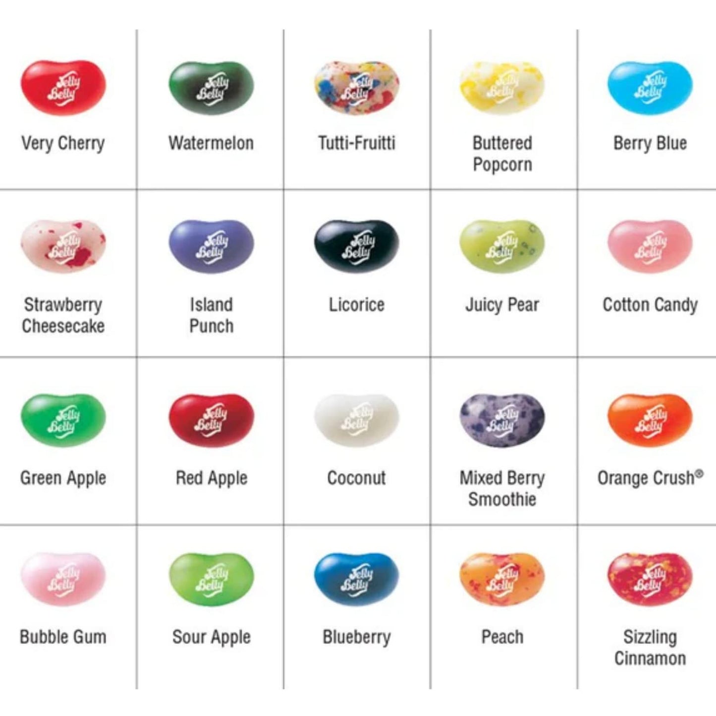 Sweetzo 20 Mini Packs of Assorted Flavor Jelly Beans, Individually Bagged Candies, Easter Basket Stuffer Candy
