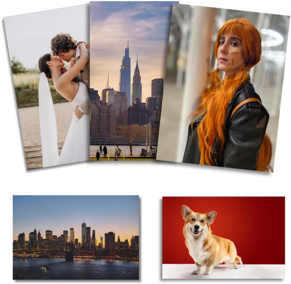 Photo Print - Premium Quality Custom Sizes 3.5x5 to 13x19 Inches | Glossy or Matte Finish