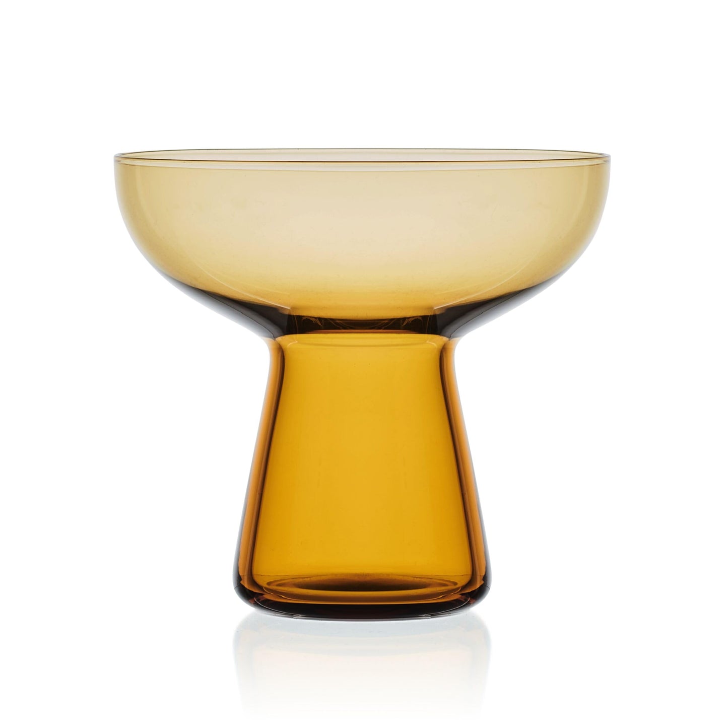 Mikasa Phoebe Margarita Cocktail Glass, Set of 4, Amber