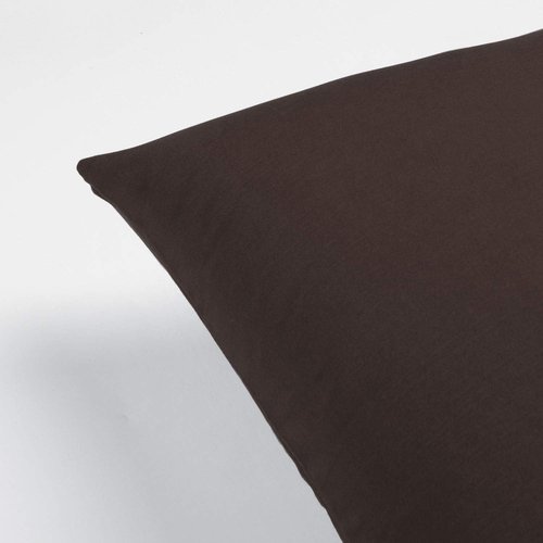 FLXXIE King Pillow Cases - Soft Microfiber Covers with Envelope Closure | 20x36, Dark Brown, Stain Resistant