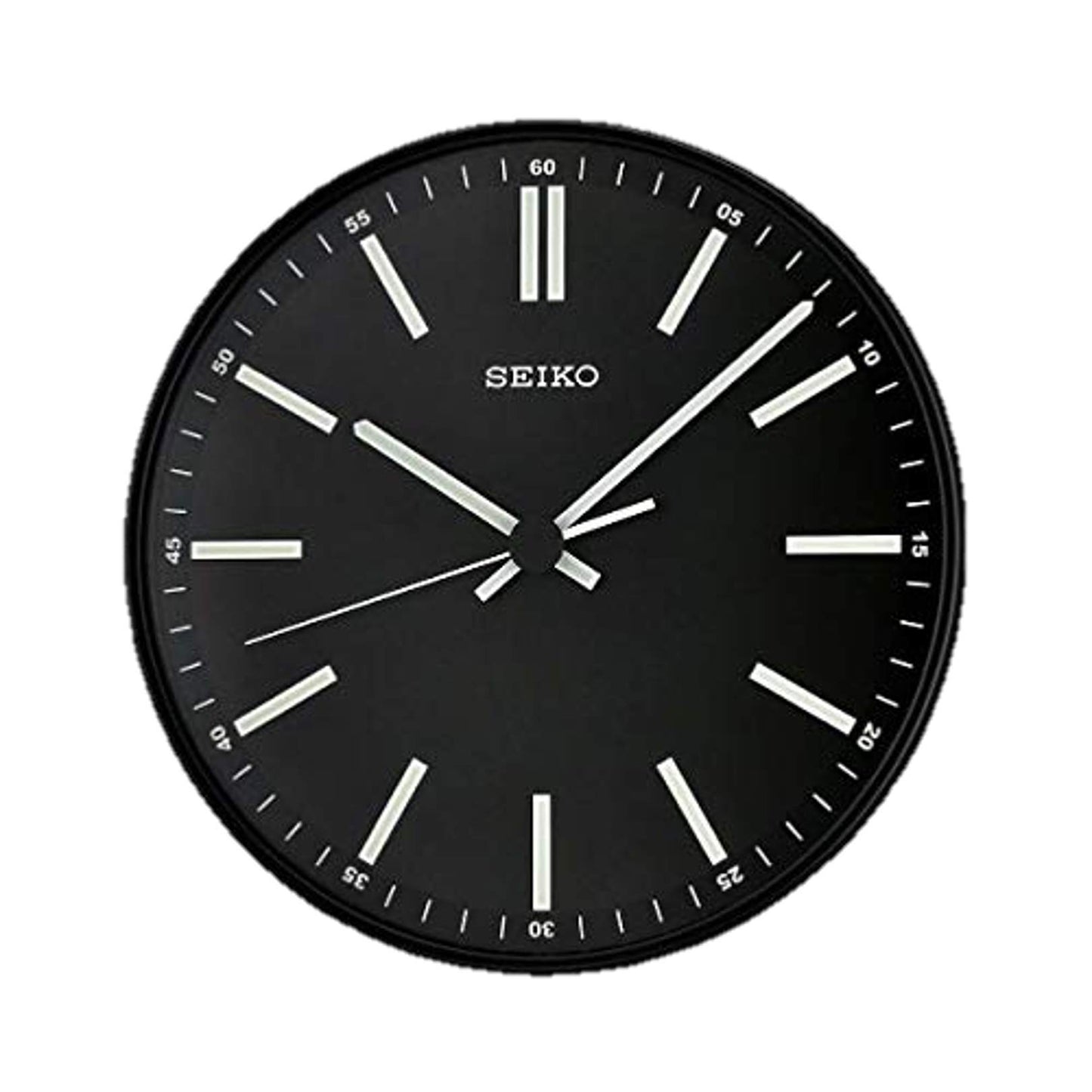 Seiko Clock (Model: QXA521JLH) , White, 12 x 12 x 1.75 Inch