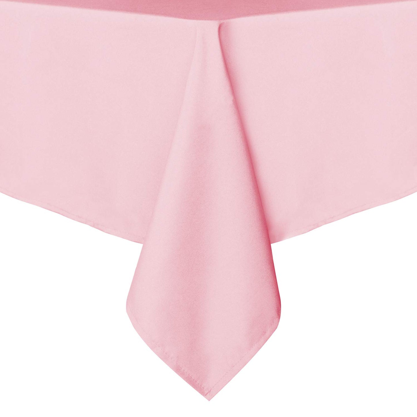 sancua Rectangle Tablecloth - 54 x 120 Inch - Stain and Wrinkle Resistant Washable Polyester Table Cloth, Decorative Fabric Table Cover for Dining Tables, Buffet Parties and Camping, Pink