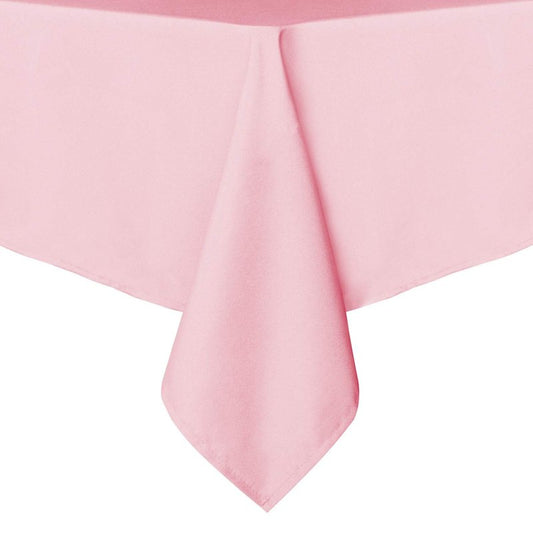 sancua Rectangle Tablecloth - 60 x 84 Inch - Stain and Wrinkle Resistant Washable Polyester Table Cloth, Decorative Fabric Table Cover for Dining Tables, Buffet Parties and Camping, Valentines Pink
