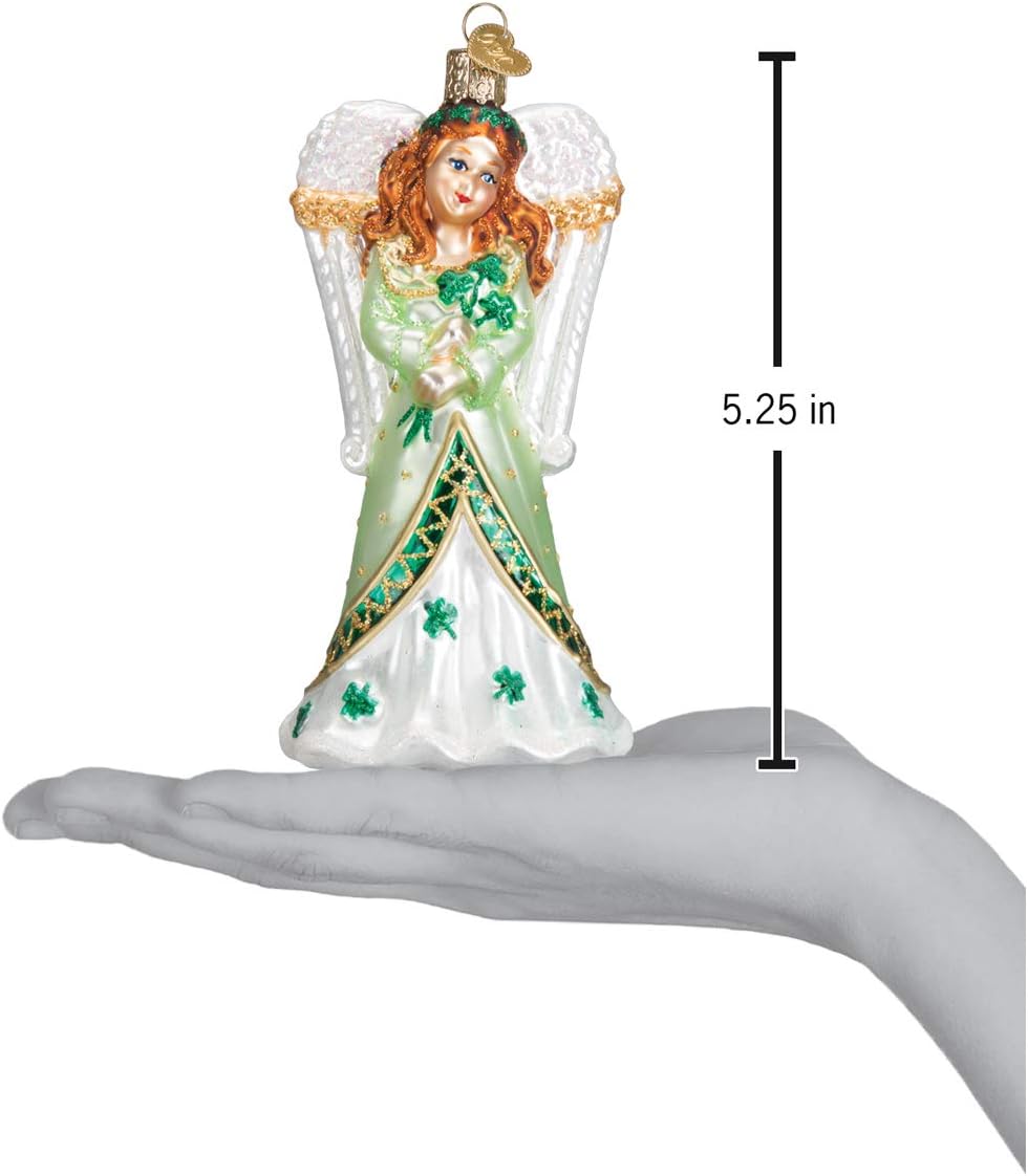 Baby Angel Glass Blown Ornament - Old World Christmas Tree Decor