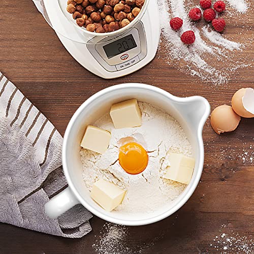 Ceramic Mixer Bowl for KitchenAid Tilt-Head Stand Mixers 4.5-5 Qt