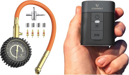 ETENWOLF AIR 3 Air Pump - G200 Pro Tire Pressure Gauge for Accurate Inflation & Monitoring