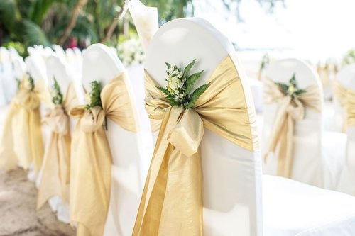 50 Black Satin Chair Sashes by [Brand Name] - Elegant 7x108 Inch Ribbons for Weddings & Parties