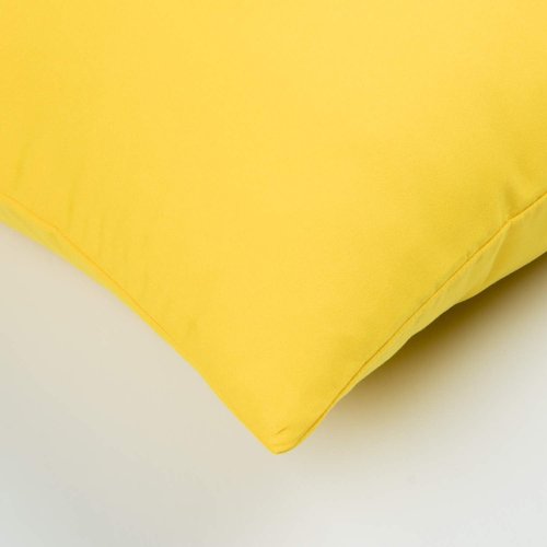 FLXXIE King Pillow Cases - Soft Microfiber Covers, Wrinkle & Stain Resistant, 20x36, Yellow - Set of 2