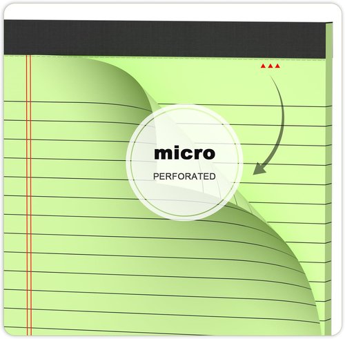 5-Pack Small Note Pads | 5x8 College Ruled Notebooks with Perforated Sheets for School & Office