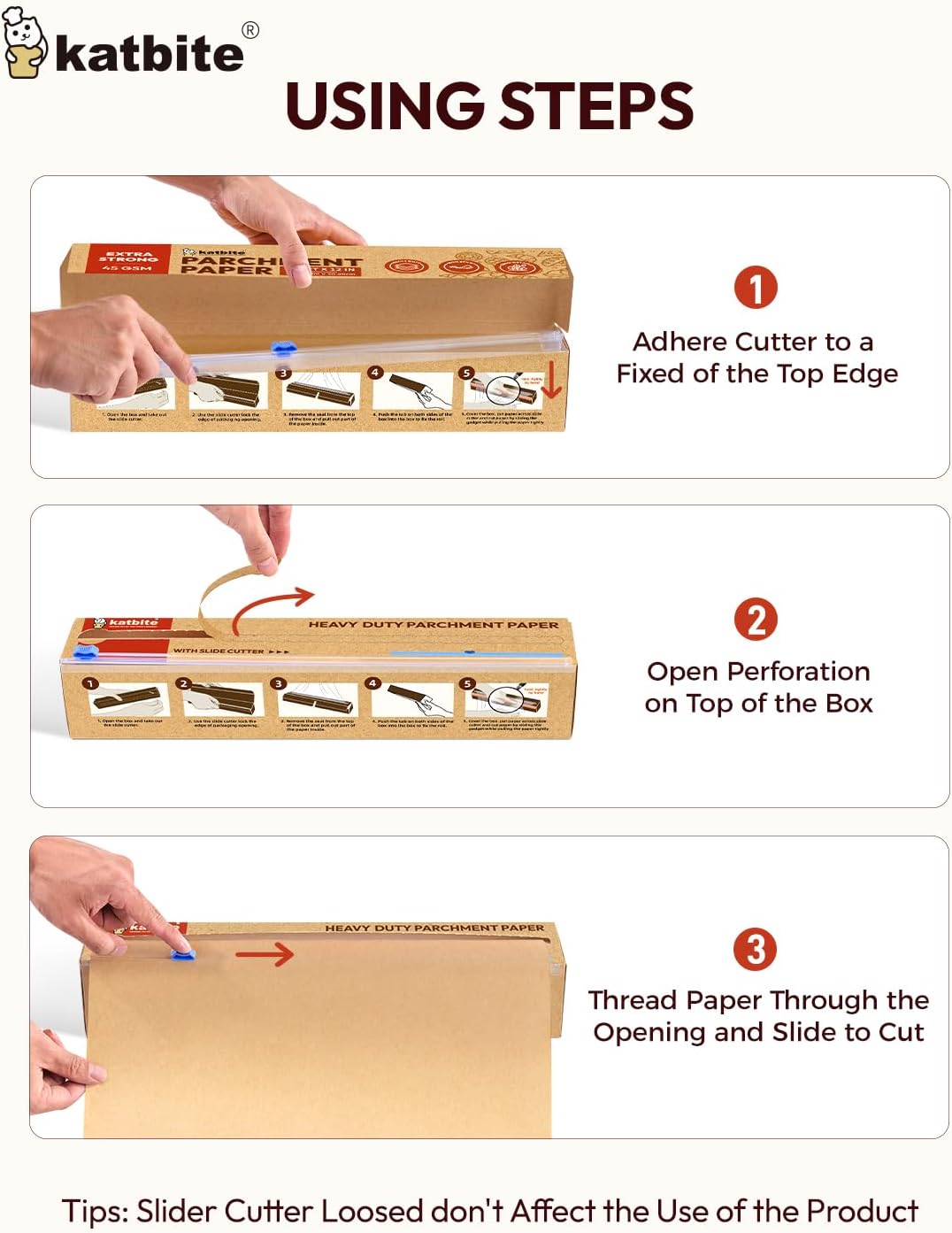 Skiennix Unbleached Parchment Paper Roll - Heavy Duty Non-Stick Baking Paper, 12in x 262ft