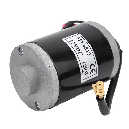 Brush Motor 12V Headerbs MY6812 Underwater 120W High Speed Small with Belt Pulley for Electric Scooter