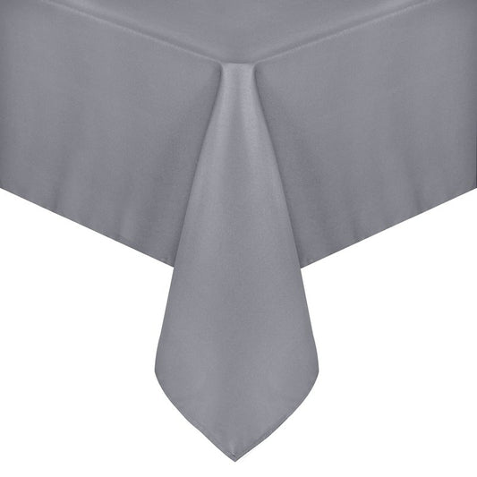 sancua Rectangle Tablecloth - 60 x 120 Inch - Stain and Wrinkle Resistant Washable Polyester Table Cloth, Decorative Fabric Table Cover for Dining Tables, Buffet Parties and Camping, Light Grey