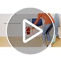 Amazon Basics White Foldable Clothes Drying Rack for Indoor Air Drying, 41.8 x 29.5 x 14.5 Inches