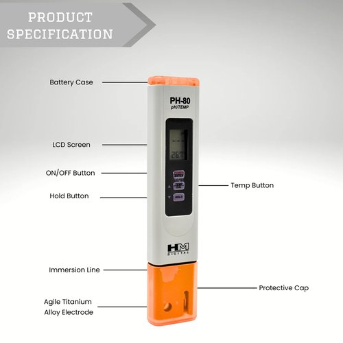 HMDPHM80 Digital pH/Temperature Meter