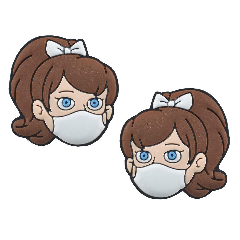 Masked Female Tennis Accessories Racket, Shock Absorber Tennis Gift 2 Pack