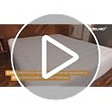 California King Mattress Pad Pillow Top - Dark Grey, Deep Pocket, 72x84"