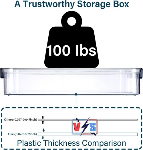 **Clear Plastic Storage Box - 4 Pack 5.5qt Snap-Tight Latch | Stackable Organizer for A4 Files, Photos & Crafts**