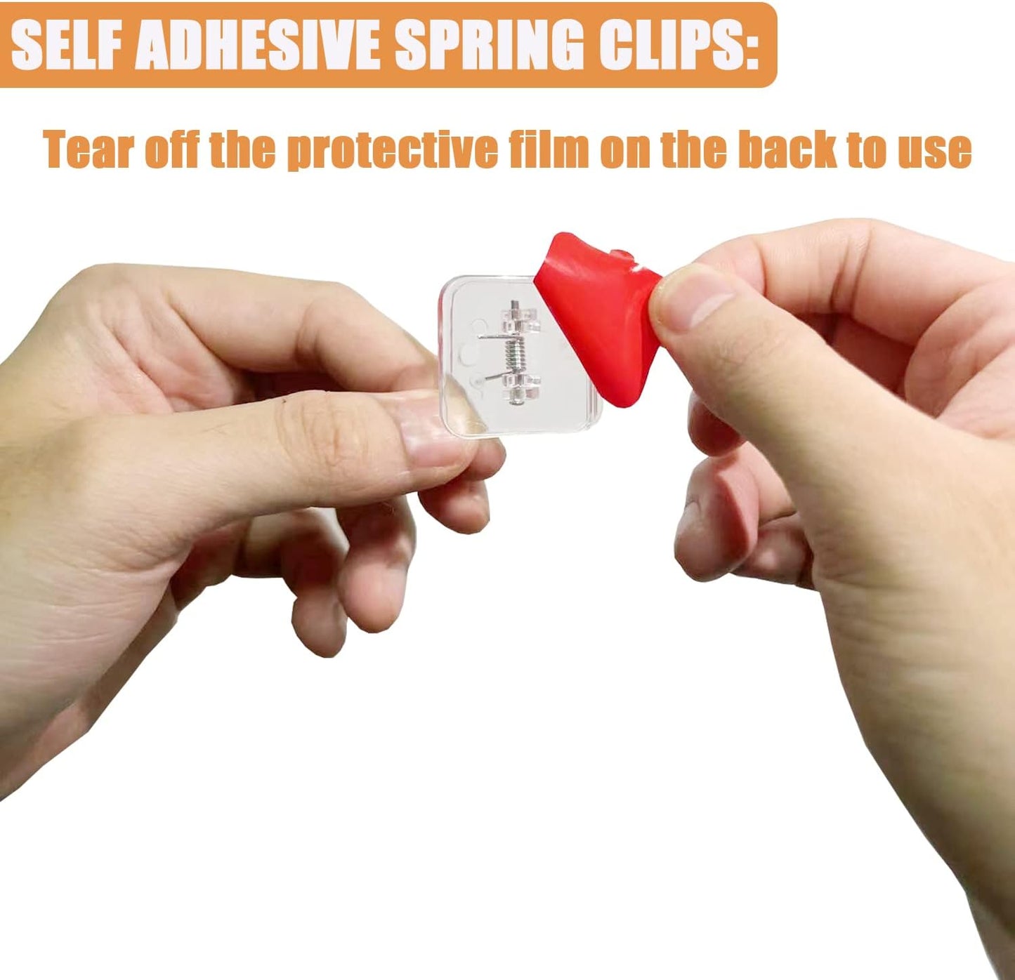 Self-Adhesive Clips - 20 Pieces Wall Clips for Photos & Tapestries | Double-Sided Sticky Holders