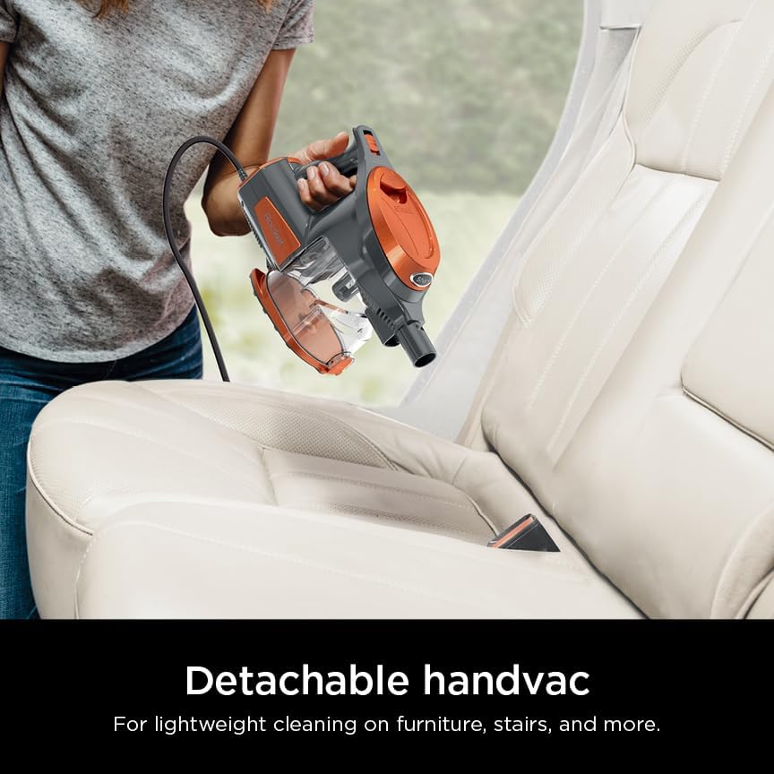 Shark HV302 Rocket Pet Corded Stick Vacuum - Lightweight & Versatile for Carpets & Hard Floors | Includes Crevice Tool & Pet Multi-Tool
