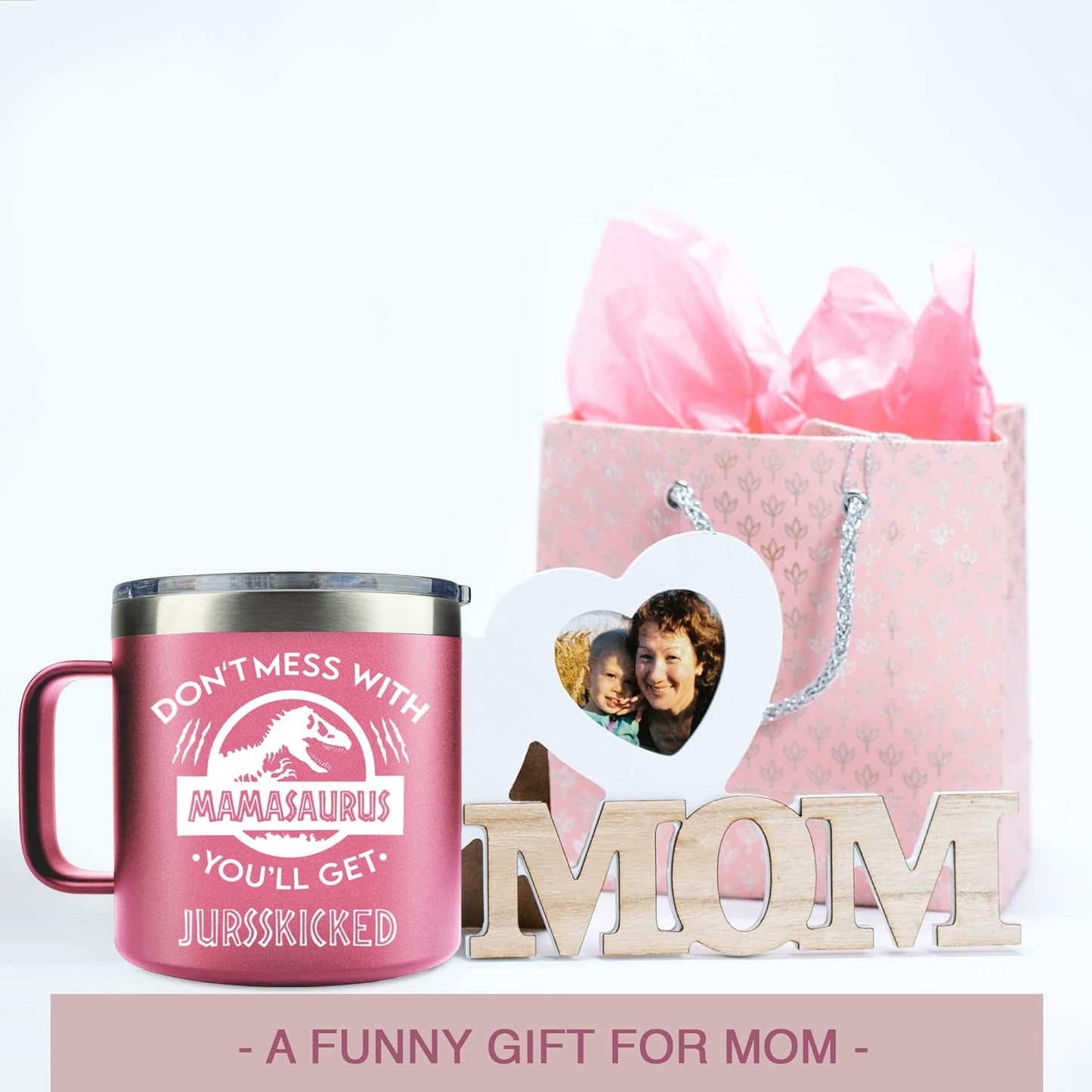 Gifts for Mom from Daughter, Son,Kids,Husband - Christmas Gifts for Mom,Wife,Women - Best Birthday Gifts for Mom,Mother - Mothers Day Birthday Gifts - Funny Gifts Ideas for Mom - 14 Oz Pink Tumbler