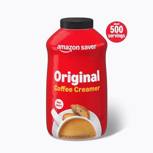 Amazon Saver Original Powder Coffee Creamer - Non-Dairy, 35.3 Oz for Creamy Coffee Bliss
