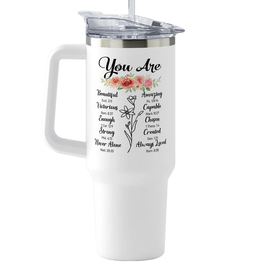 Christian Gifts for Women - Religious Gifts for Women - Valentine Gifts for Women Friends, Birthday Gifts for Women - Catholic Gifts Women, Spiritual Gifts for Her, Mom, Coworker - 40 Oz Tumbler