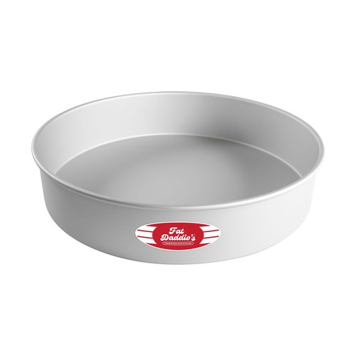Fat Daddio's Round Cake Pan, 15 x 3 Inch, Silver