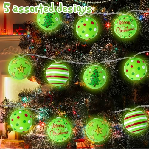GYGOT 20 LED Battery-Operated Christmas String Lights 10 ft for Tree & Decor