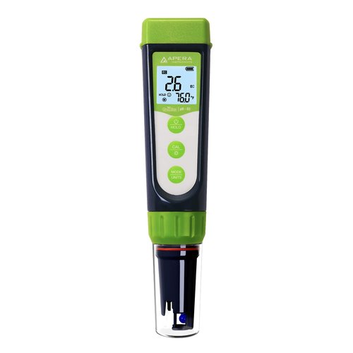 Apera Instruments AI104G GroStar Series GS4 pH/EC/500ppm/700ppm Combo 5-in-1 Pen Tester Kit with Replaceable Double-Junction pH/EC Probe for Hydroponics Water Quality Testing, Gen II