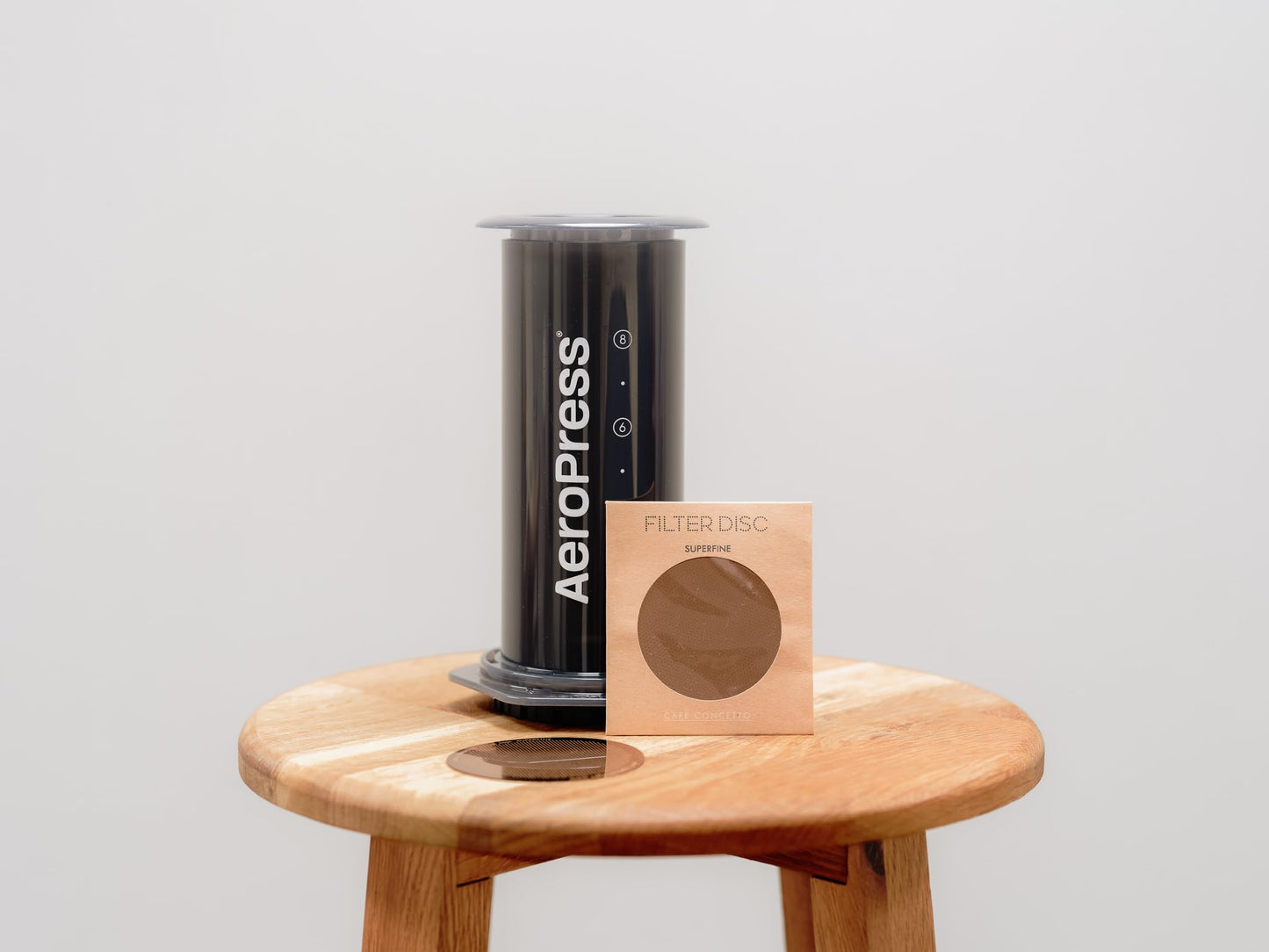 Filter for use in AeroPress XL Coffee Makers (Superfine XL) - Premium Replacement Disc - Reusable Metal, Titanium Coated Stainless Steel. Upgrade Your Mesh or Filter Papers