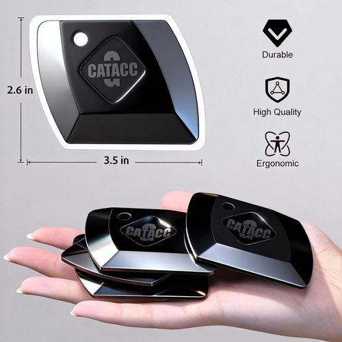 G.CATACC 4-Pack Pan Scrapers, Durable Plastic Dish Scraper Tool for Kitchen Cast Iron Pot Pan Skillets, Cookware Cleaning