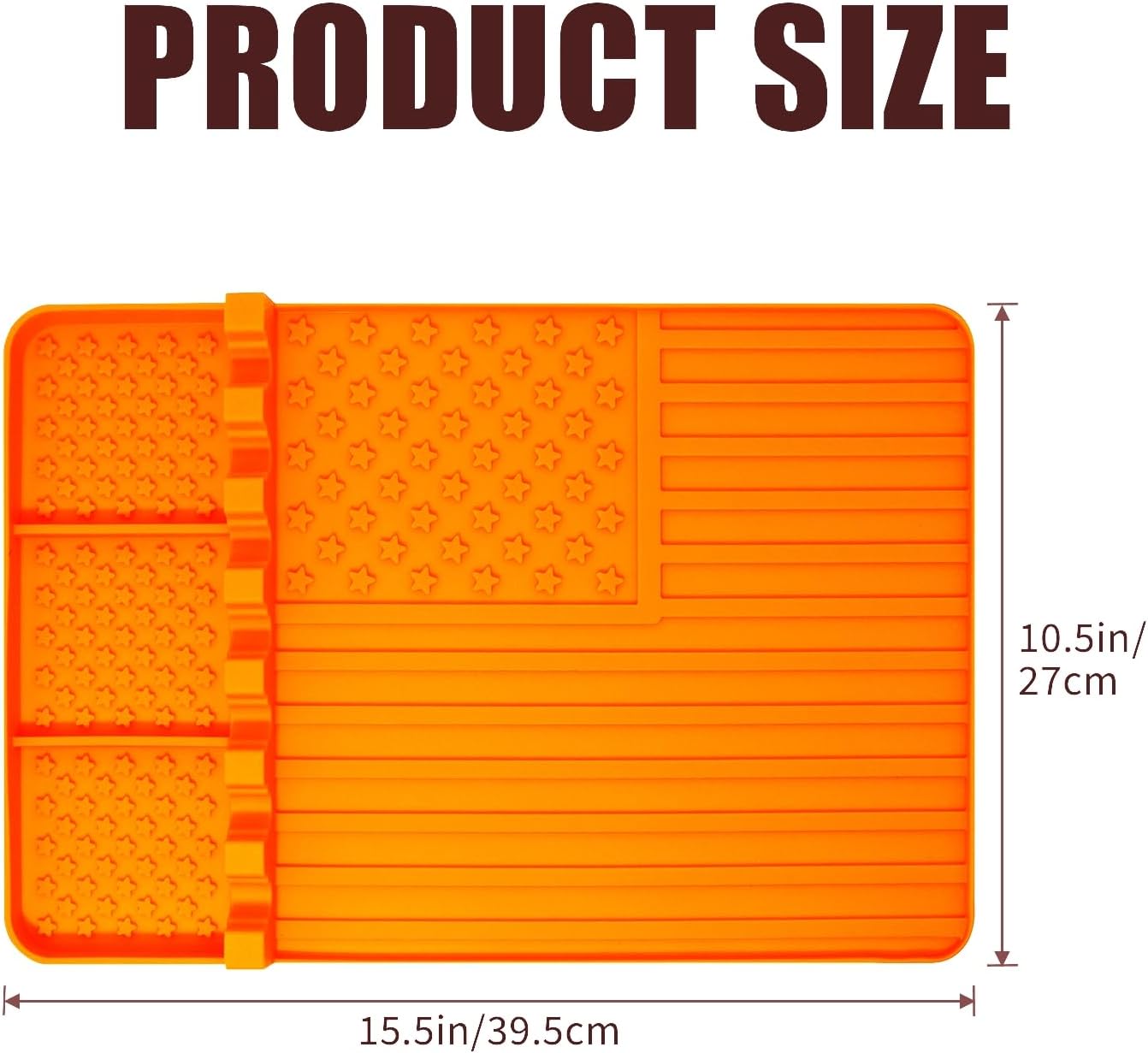 Skiennix Silicone Grill Mat - 2 PCS BBQ Griddle Tools with Drip Pad | Perfect for Outdoor Cooking (Orange)