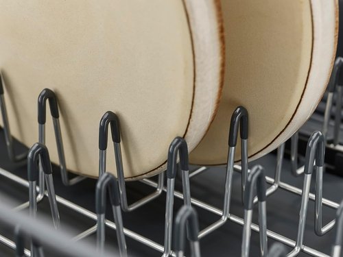Joseph Joseph Dish Drying Rack - Extendable Stainless Steel with Movable Utensil Drainer & Drainage Spout, Gray