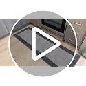 Beige 24x70 Inch Kitchen Runner Rug Non-Slip Absorbent Floor Mat for Hallway & Kitchen
