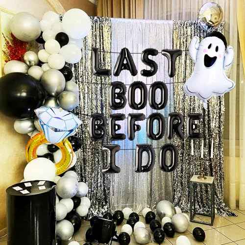 Last Boo Before I Do Decorations Boos Before I Dos Balloons Halloween Bride Shower Bachelorette Engagement Bach Decor