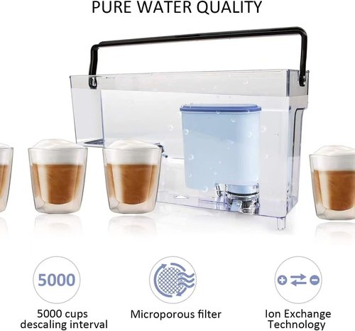 AquaClean Water Filters (2-Pack) & Descaling Liquid (250ml x 2) - Compatible with Philips Coffee Machines