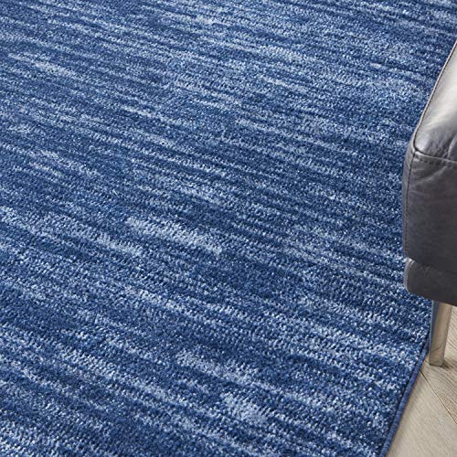Nourison Indoor Outdoor Area Rug - Navy Blue, 4' x 6' Rectangular