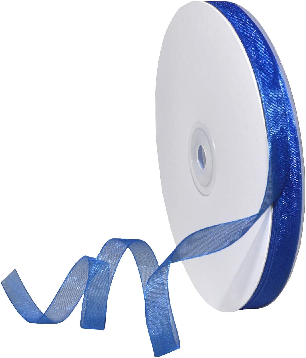 Red Organdy Nylon Ribbon - 5/8 Inch x 100 Yards | Morex 91803/100-609