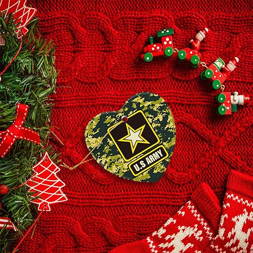 Christmas Ornament Army Decorative Hanging Ornaments Ceramic Gift for