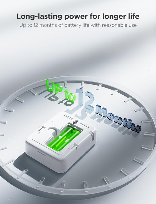 Govee Digital Hygrometer | Bluetooth Indoor Thermometer with 164ft Remote App Control & Alerts